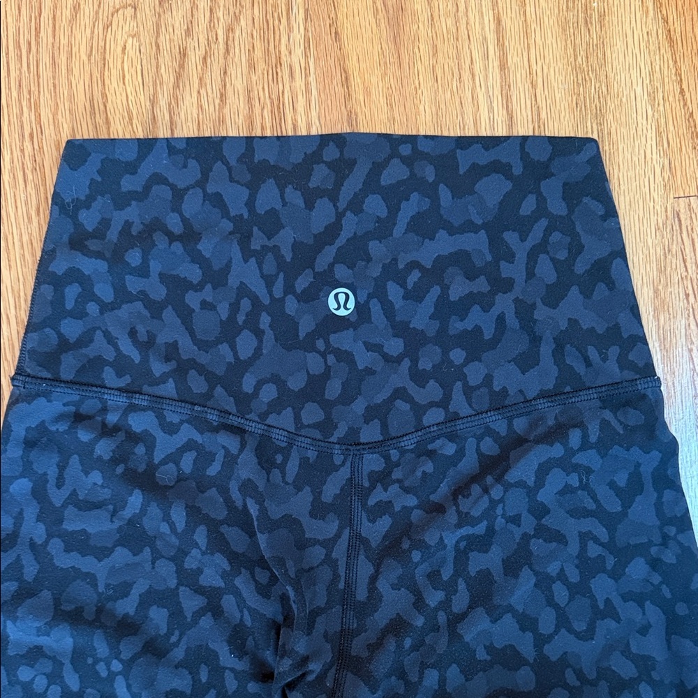 lululemon athletica Black Camo High Waist Align leggings